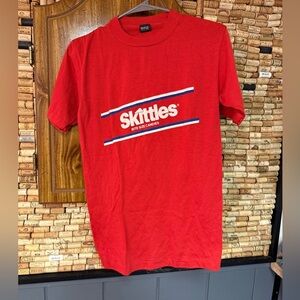 Vintage Anvil Skittles “taste the rainbow” single stich graphic tee size M